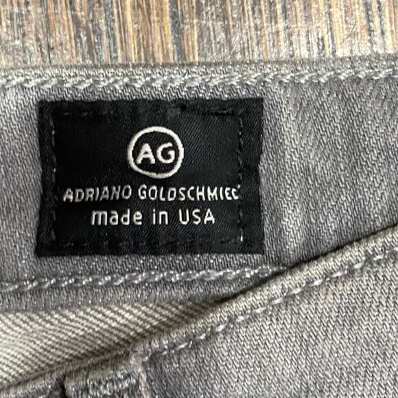 AG “The Legging Ankle” Jeans Size 25R Super Skinny Ankle Light Wash Grey - Picture 4 of 11